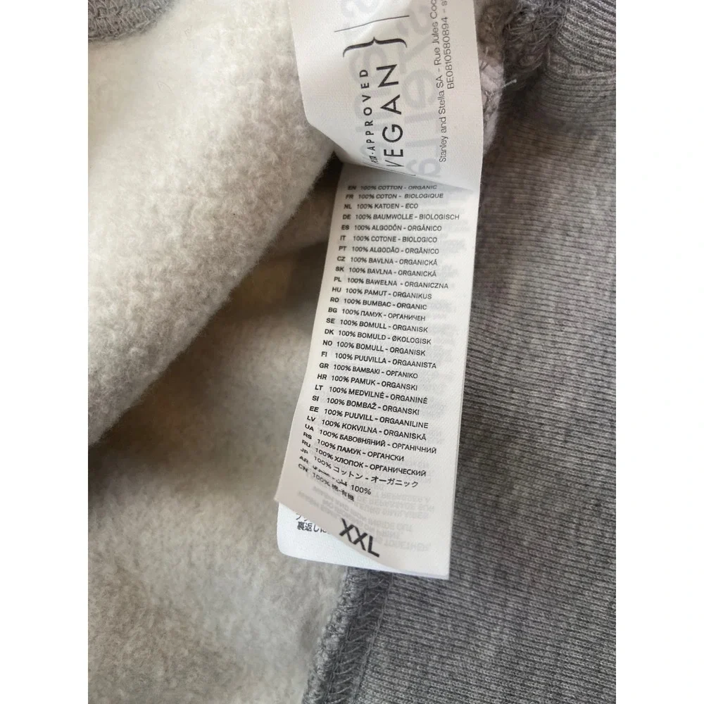 Stanley Stella PlayStation Grey Organic Cotton Sweatshirt Katakana Logo XXL
